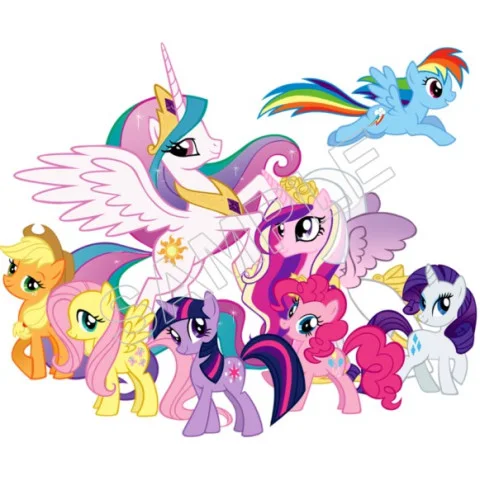 My Little Pony DTF Iron on Transfer - Ready to Press #5 My Little Pony DTF Iron on Transfer - Ready to Press #5