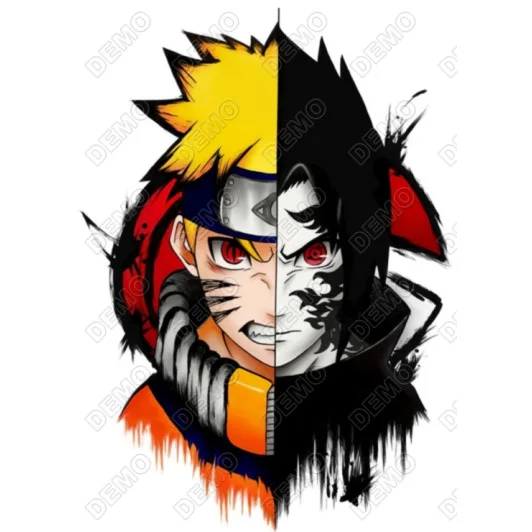 Naruto Uzumaki DTF Heat Iron on Transfer #2 Naruto Uzumaki DTF Heat Iron on Transfer #2