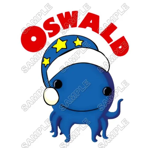 Oswald the Octopus Christmas Santa DTF Iron on Transfer - Ready to Press #3 Oswald the Octopus Christmas Santa DTF Iron on Transfer - Ready to Press #3