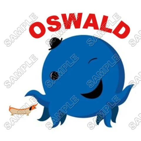 Oswald the Octopus DTF Iron on Transfer - Ready to Press #1 Oswald the Octopus DTF Iron on Transfer - Ready to Press #1
