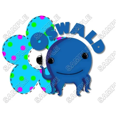 Oswald the Octopus DTF Iron on Transfer - Ready to Press #2 Oswald the Octopus DTF Iron on Transfer - Ready to Press #2