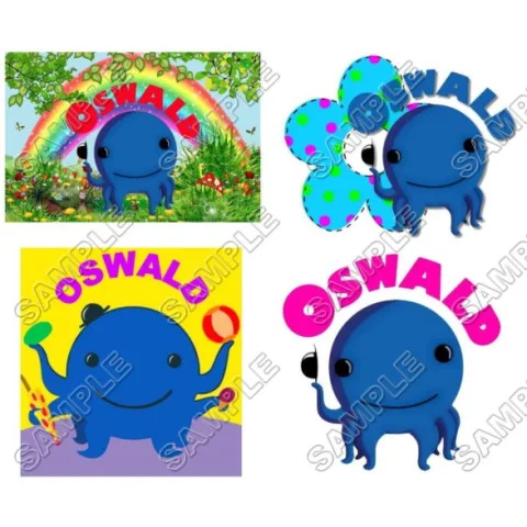 Oswald the Octopus DTF Iron on Transfer  - Ready to Press  #4