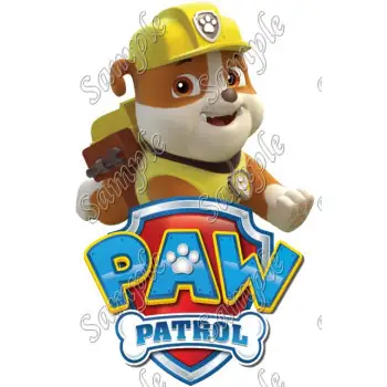 PAW Patrol Rubble  DTF Iron on Transfer  - Ready to Press  #83