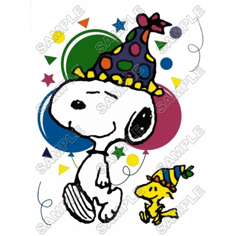 Peanuts, Snoopy, Charlie Brown Birthday DTF Iron on Transfer - Ready to Press #2 Peanuts, Snoopy, Charlie Brown Birthday DTF Iron on Transfer - Ready to Press #2