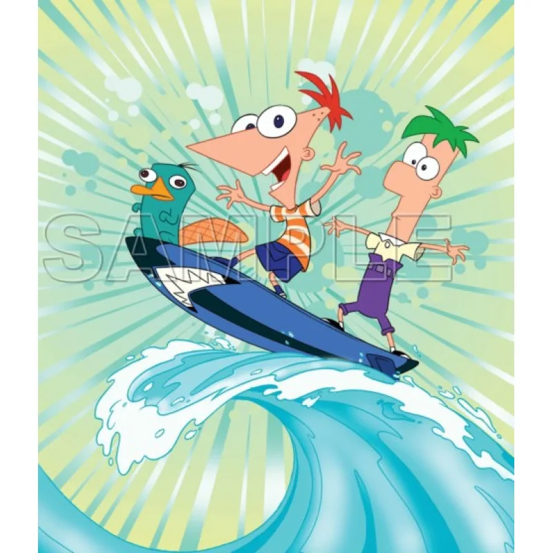 Phineas & Ferb DTF Iron on Transfer - Ready to Press #10 Phineas & Ferb DTF Iron on Transfer - Ready to Press #10