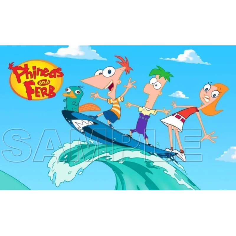 Phineas & Ferb DTF Iron on Transfer - Ready to Press #11 Phineas & Ferb DTF Iron on Transfer - Ready to Press #11