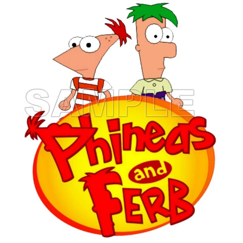 Phineas & Ferb DTF Iron on Transfer - Ready to Press #7 Phineas & Ferb DTF Iron on Transfer - Ready to Press #7