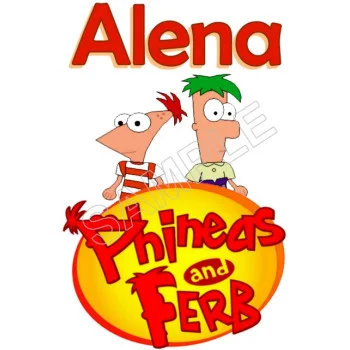 Phineas and Ferb  Personalized  Custom  DTF Iron on Transfer - Ready to Press #116
