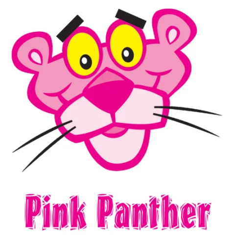 Pink Panther DTF Iron on Transfer - Ready to Press #5 Pink Panther DTF Iron on Transfer - Ready to Press #5