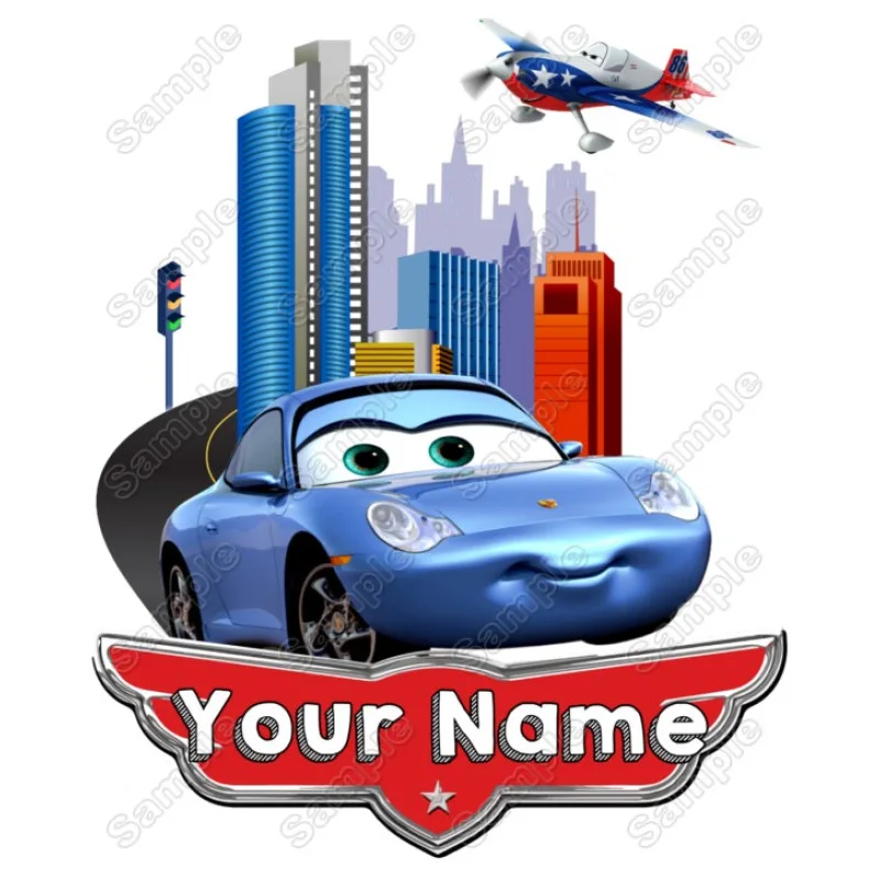 Pixar cars SALLY Birthday Personalized Custom DTF Iron on Transfer - Ready to Press #7 Pixar cars SALLY Birthday Personalized Custom DTF Iron on Transfer - Ready to Press #7