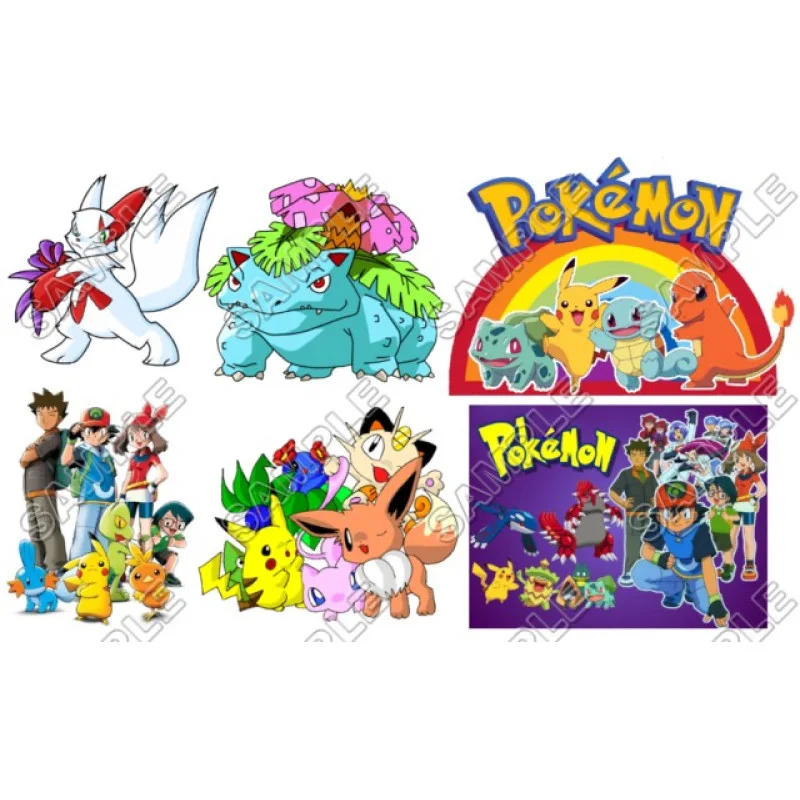 Pokemon DTF Iron on Transfer  - Ready to Press  #15