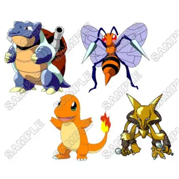 Pokemon DTF Iron on Transfer  - Ready to Press  #19