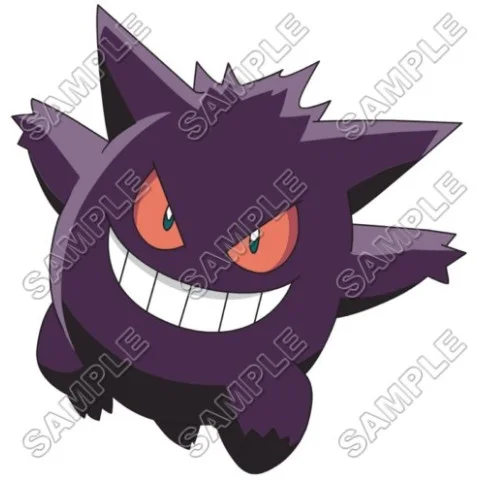 Pokemon  Gengar DTF Iron on Transfer  - Ready to Press #27