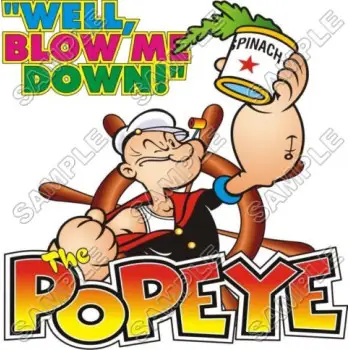 Popeye  DTF Iron on Transfer - Ready to Press #3