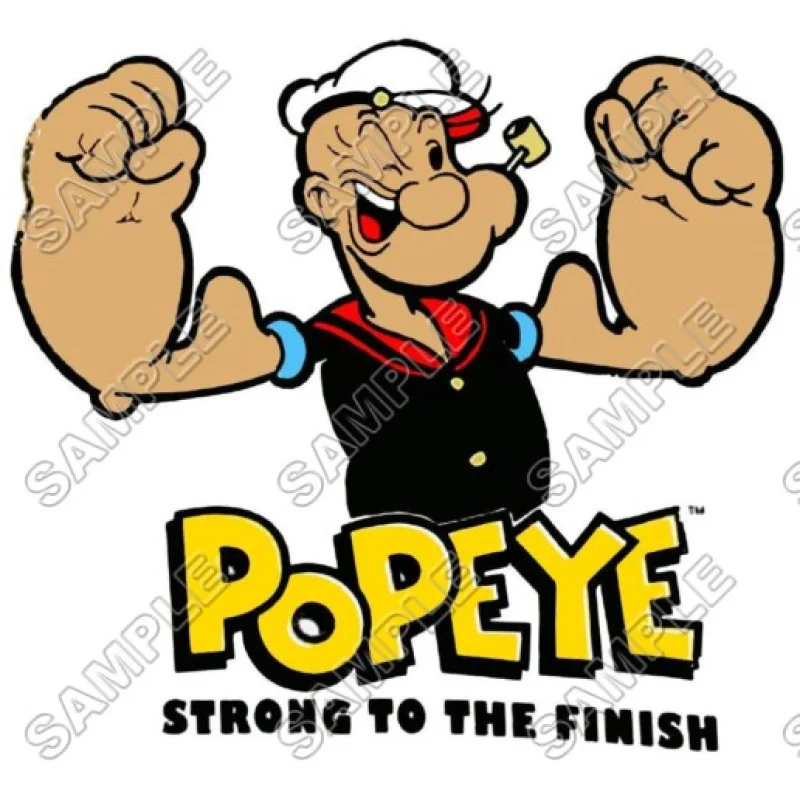Popeye DTF Iron on Transfer - Ready to Press #8 Popeye DTF Iron on Transfer - Ready to Press #8