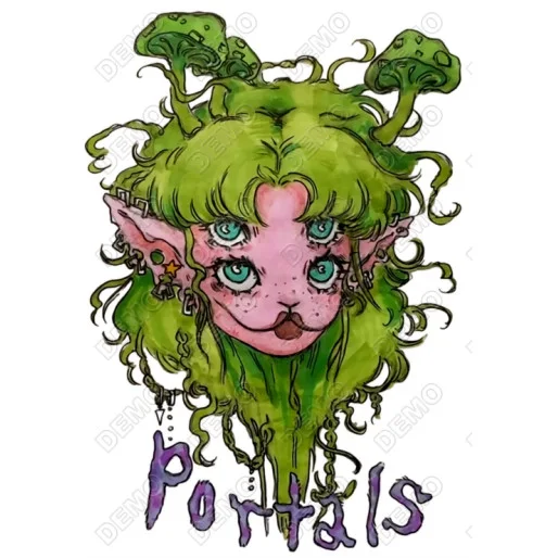 Portals Melanie Martinez DTF Iron on Transfer - Ready to Press Portals Melanie Martinez DTF Iron on Transfer - Ready to Press