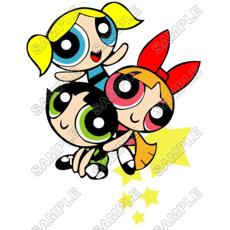 Powerpuff Girls DTF Iron on Transfer - Ready to Press #1 Powerpuff Girls DTF Iron on Transfer - Ready to Press #1