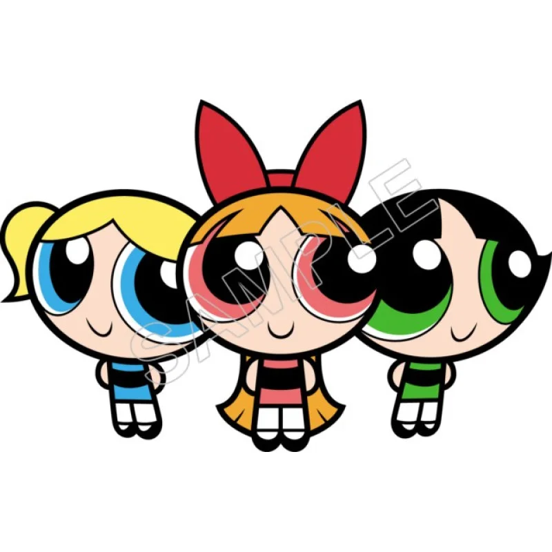 Powerpuff Girls DTF Iron on Transfer - Ready to Press #11 Powerpuff Girls DTF Iron on Transfer - Ready to Press #11