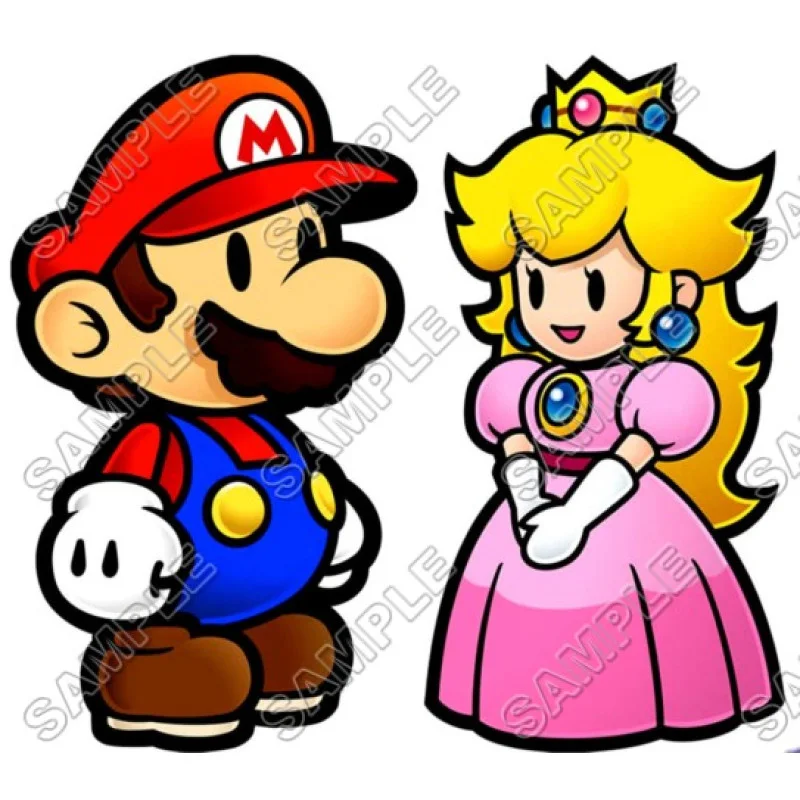 Princess Peach Super Mario DTF Iron on Transfer - Ready to Press #2 Princess Peach Super Mario DTF Iron on Transfer - Ready to Press #2