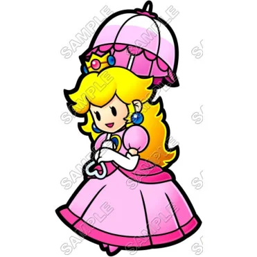 Princess Peach Super Mario DTF Iron on Transfer - Ready to Press #5 Princess Peach Super Mario DTF Iron on Transfer - Ready to Press #5