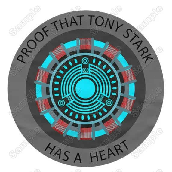 Proof That Tony Stark Has A Heart DTF Heat Iron on Transfer - Ready to Press Proof That Tony Stark Has A Heart DTF Heat Iron on Transfer - Ready to Press