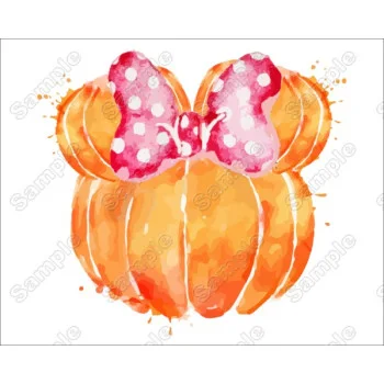   Pumpkin Fall Mickey Mouse  DTF Iron on Transfer Ready to Press