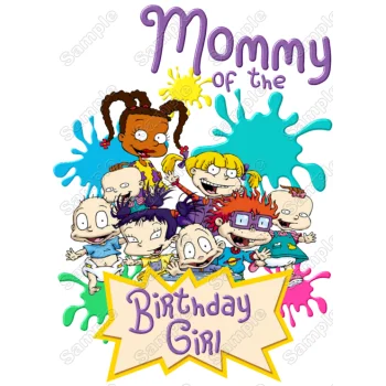 Rugrats Birthday Personalized Custom DTF Iron on Transfer - Ready to Press #7