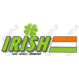 Saint Patrick's  ~ Irish~  DTF Iron on Transfer - Ready to Press #2