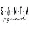 Santa Squad Heat Iron On Transfer Vinyl HTV Santa Squad Heat Iron On Transfer Vinyl HTV
