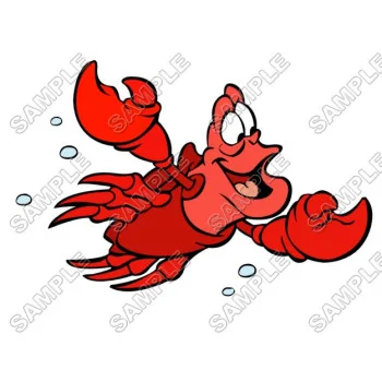 Sebastian   Little Mermaid  DTF Iron on Transfer - Ready to Press #7