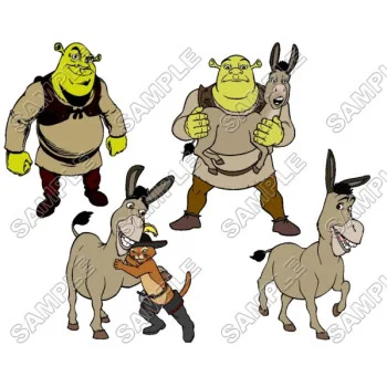 Shrek  DTF Iron on Transfer  - Ready to Press  #1