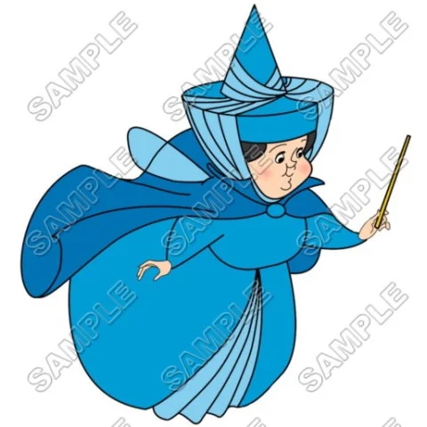 Sleeping Beauty Merryweather DTF Iron on Transfer - Ready to Press #2 Sleeping Beauty Merryweather DTF Iron on Transfer - Ready to Press #2