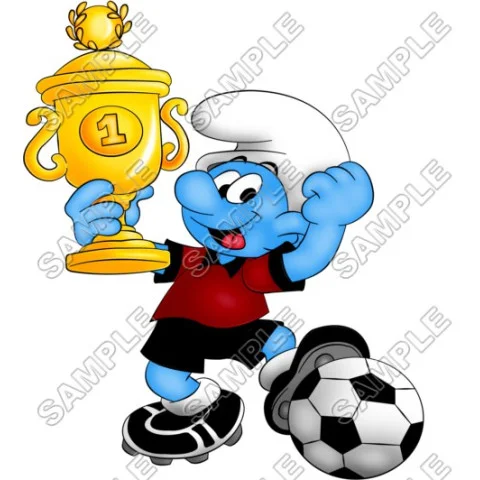 Smurf DTF Iron on Transfer - Ready to Press #3