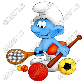 Smurf  DTF Iron on Transfer - Ready to Press #5