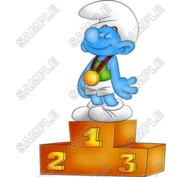 Smurf  DTF Iron on Transfer - Ready to Press #7