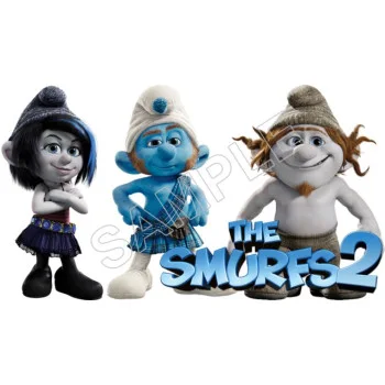 ~ Smurfs 2 ~ DTF Iron on Transfer  - Ready to Press  #65