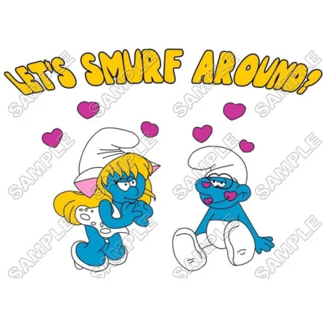 Smurfs  DTF Iron on Transfer - Ready to Press #12