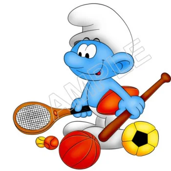 Smurfs DTF Iron on Transfer - Ready to Press #45