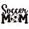 Soccer mom Iron On Transfer Vinyl HTV Soccer mom Iron On Transfer Vinyl HTV