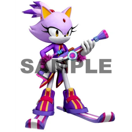 Sonic Blaze  DTF Iron on Transfer - Ready to Press #35