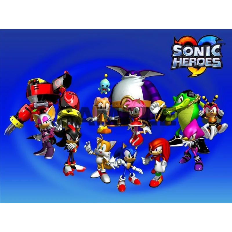 Sonic Heroes DTF Iron on Transfer - Ready to Press #48 Sonic Heroes DTF Iron on Transfer - Ready to Press #48