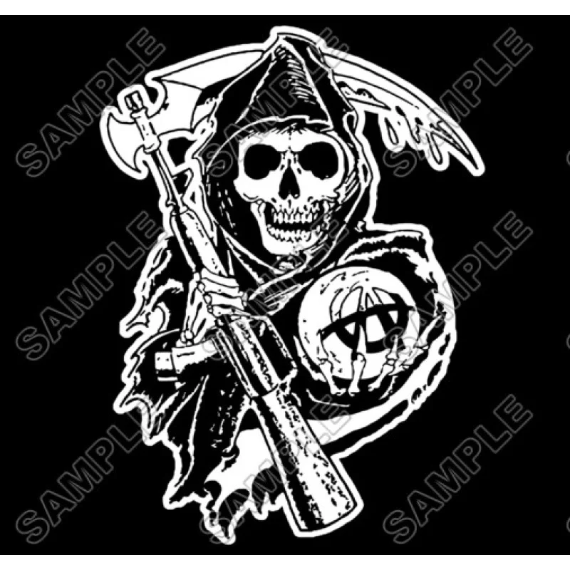 Sons of Anarchy DTF Iron on Transfer - Ready to Press #3 Sons of Anarchy DTF Iron on Transfer - Ready to Press #3