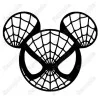 Spider man Mickey ears Iron On Transfer Vinyl HTV Spider man Mickey ears Iron On Transfer Vinyl HTV