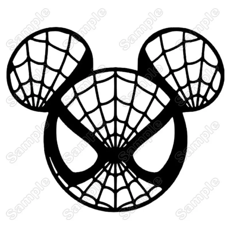 Spider man Mickey ears Iron On Transfer Vinyl HTV Spider man Mickey ears Iron On Transfer Vinyl HTV
