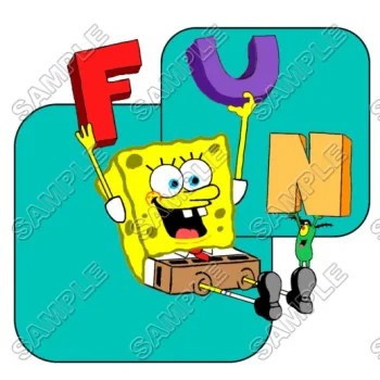 SpongeBob  DTF Iron on Transfer - Ready to Press #2