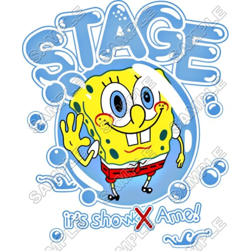 SpongeBob DTF Iron on Transfer - Ready to Press #9 SpongeBob DTF Iron on Transfer - Ready to Press #9