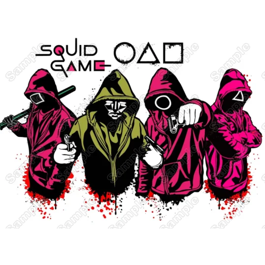 Squid Game DTF Iron on Transfer - Ready to Press #1