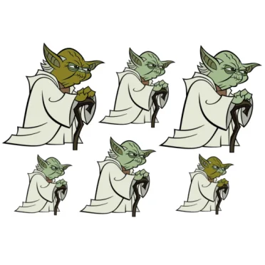 Star Wars Master Yoda DTF Iron on Transfer - Ready to Press #5 Star Wars Master Yoda DTF Iron on Transfer - Ready to Press #5