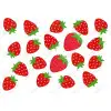 Strawberry Heat Transfer Patches Decals for Custom Air Force 1 Shoes | AF1 Sneaker Custom Strawberry Heat Transfer Patches Decals for Custom Air Force 1 Shoes | AF1 Sneaker Custom