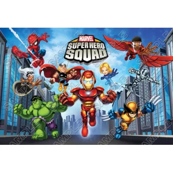 Super Hero Squad DTF Iron on Transfer  - Ready to Press  #1